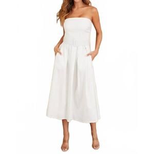 NEW MILIO MILANO the irene dress in white
